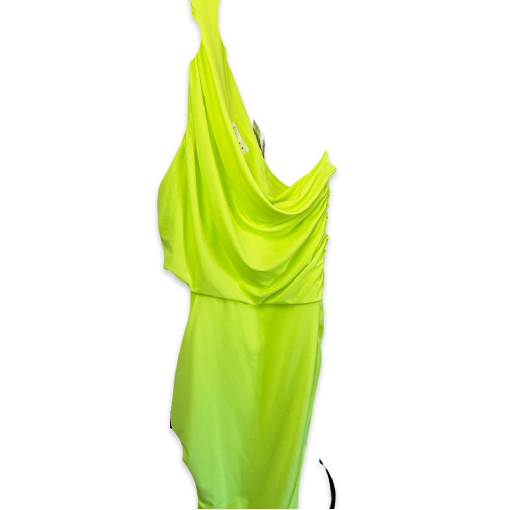 Leith Dress Green Sorbet Neon MIDI Dress